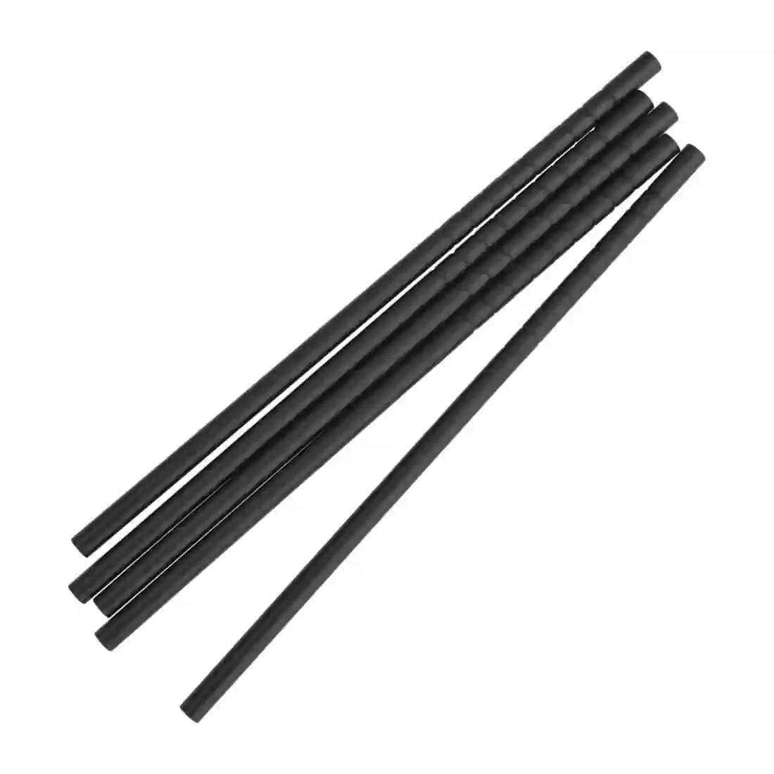 Fiesta Compostable Bendy Paper Straws Black (Pack of 250) - Image 3