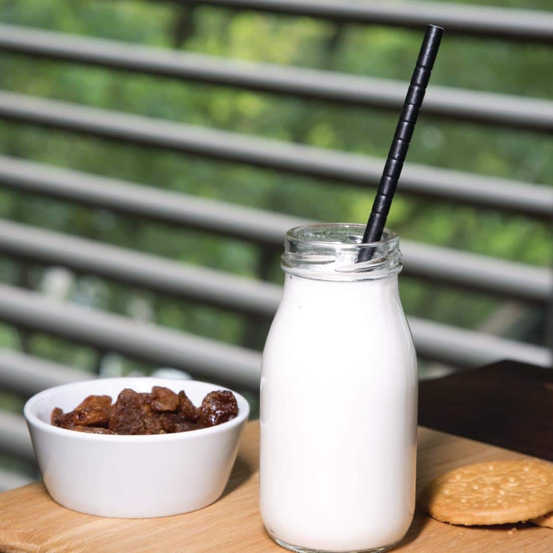 Fiesta Compostable Bendy Paper Straws Black (Pack of 250) - Image 6