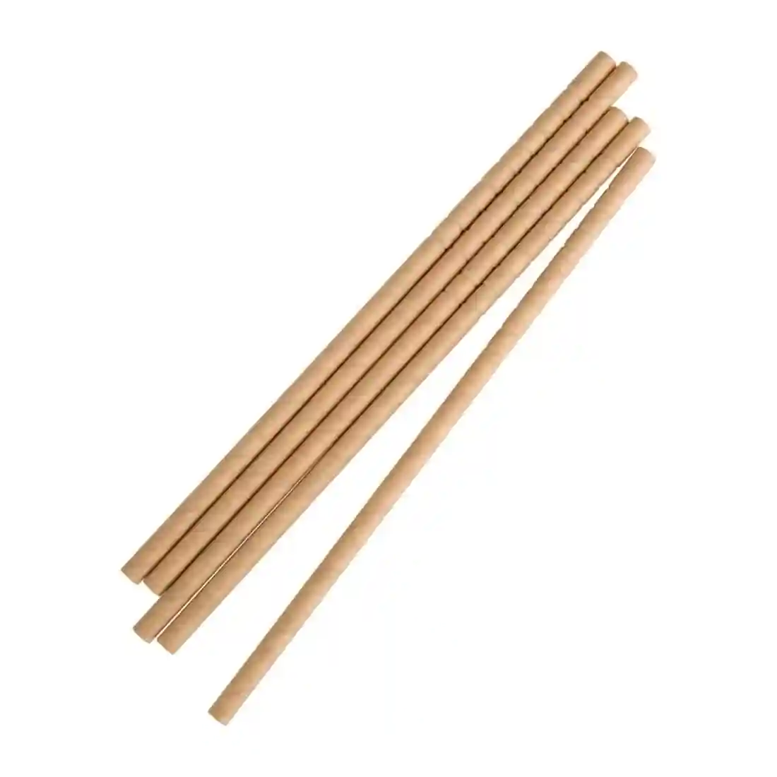 Fiesta Compostable Bendy Paper Straws Kraft (Pack of 250) - Image 3