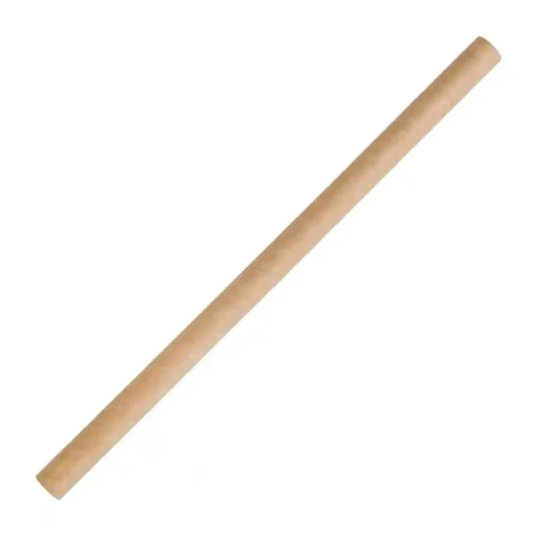 Fiesta Compostable Paper Smoothie Straws Kraft (Pack of 250) - Image 1
