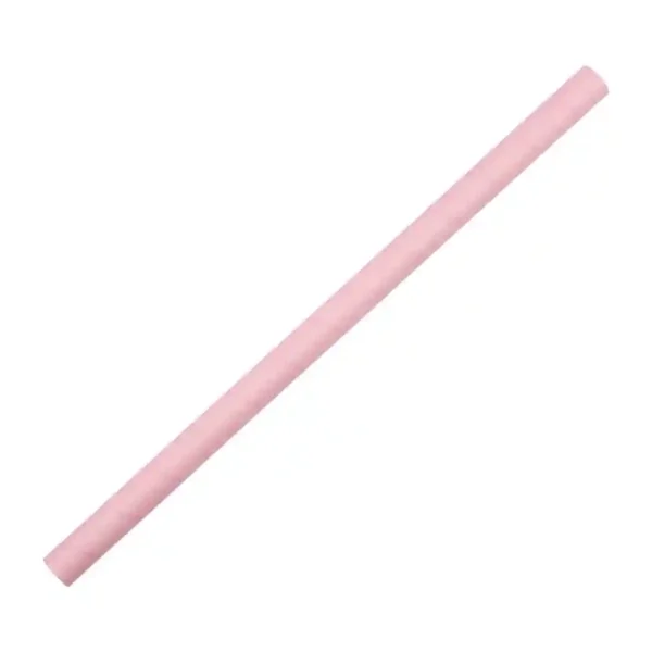 Fiesta Compostable Paper Smoothie Straws Pink (Pack of 250) - Image 1