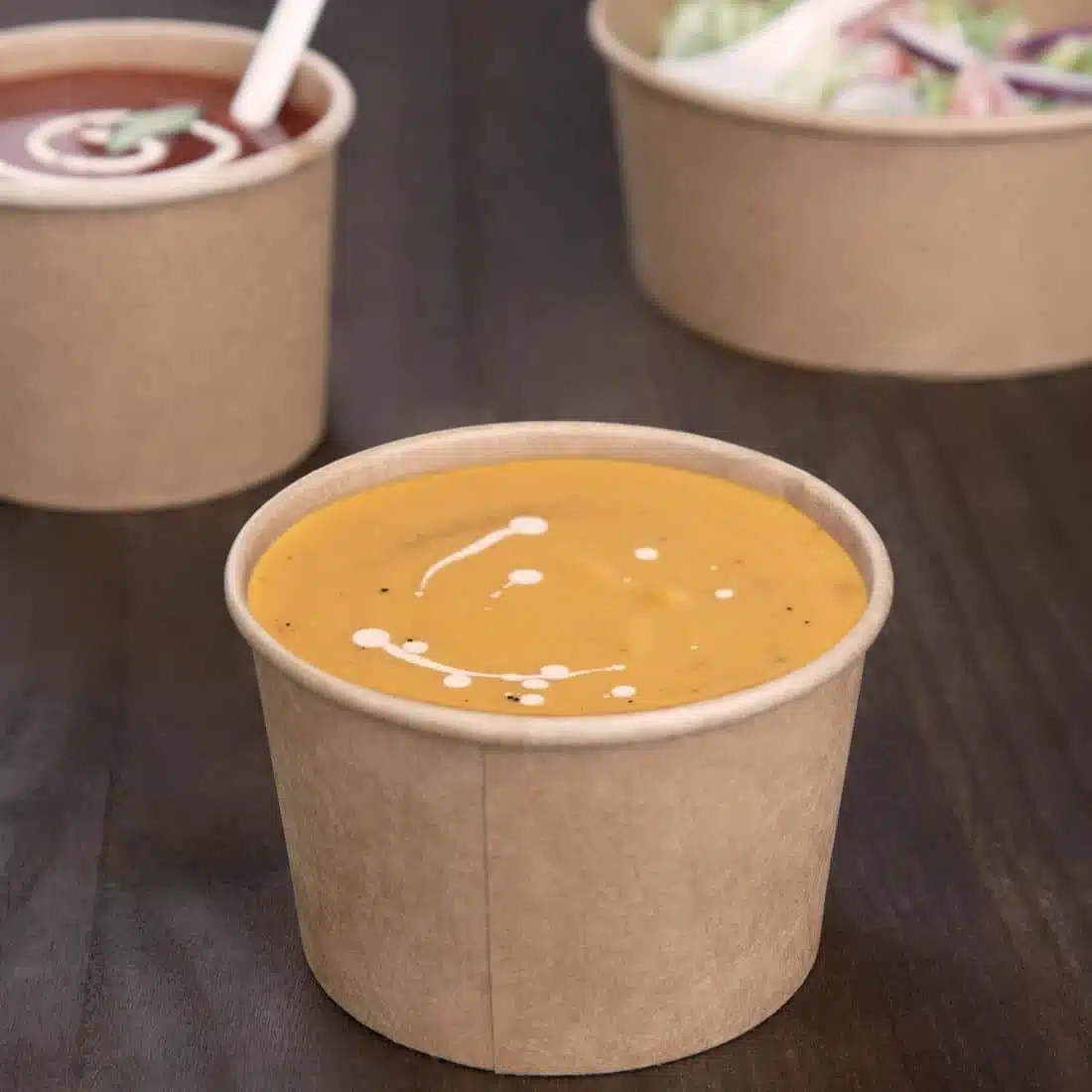 Fiesta Compostable Soup Containers 98mm 230ml / 8oz (Pack of 500) - Image 3