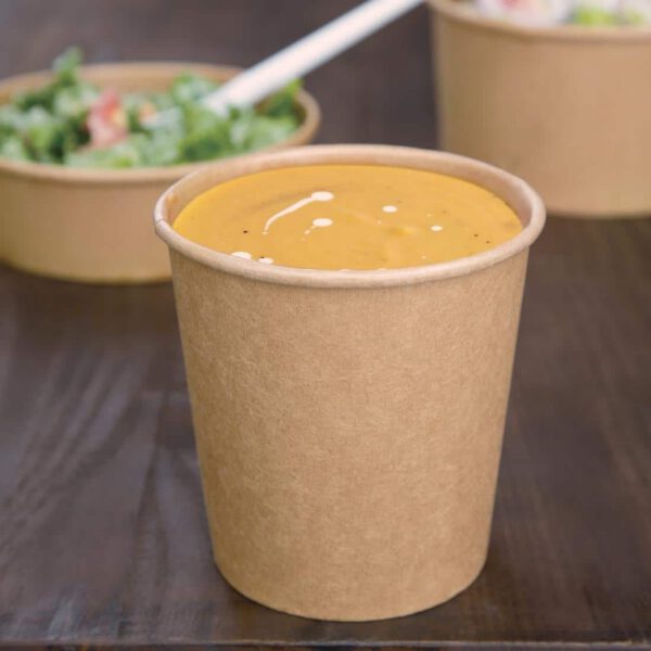 Fiesta Compostable Soup Containers 98mm 455ml / 16oz (Pack of 500) - Image 3