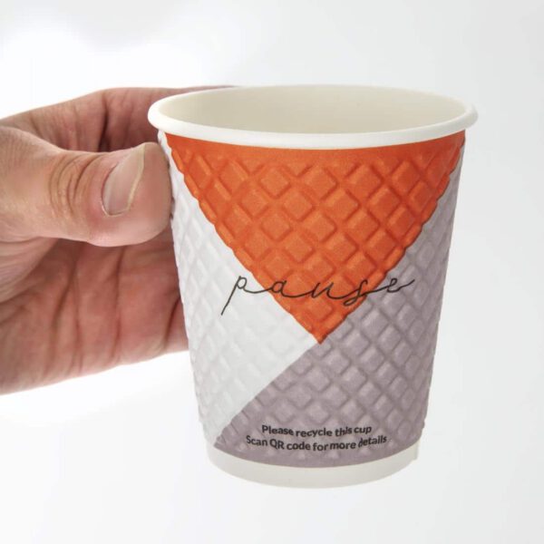 Huhtamaki Pause Disposable Coffee Cups Double Wall 256ml / 9oz (Pack of 925) - Image 6