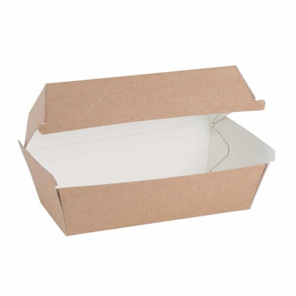 Fiesta Compostable Kraft Food Boxes Small 172mm (Pack of 200) - Image 2