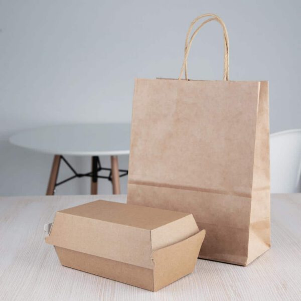 Fiesta Compostable Kraft Food Boxes Small 172mm (Pack of 200) - Image 4