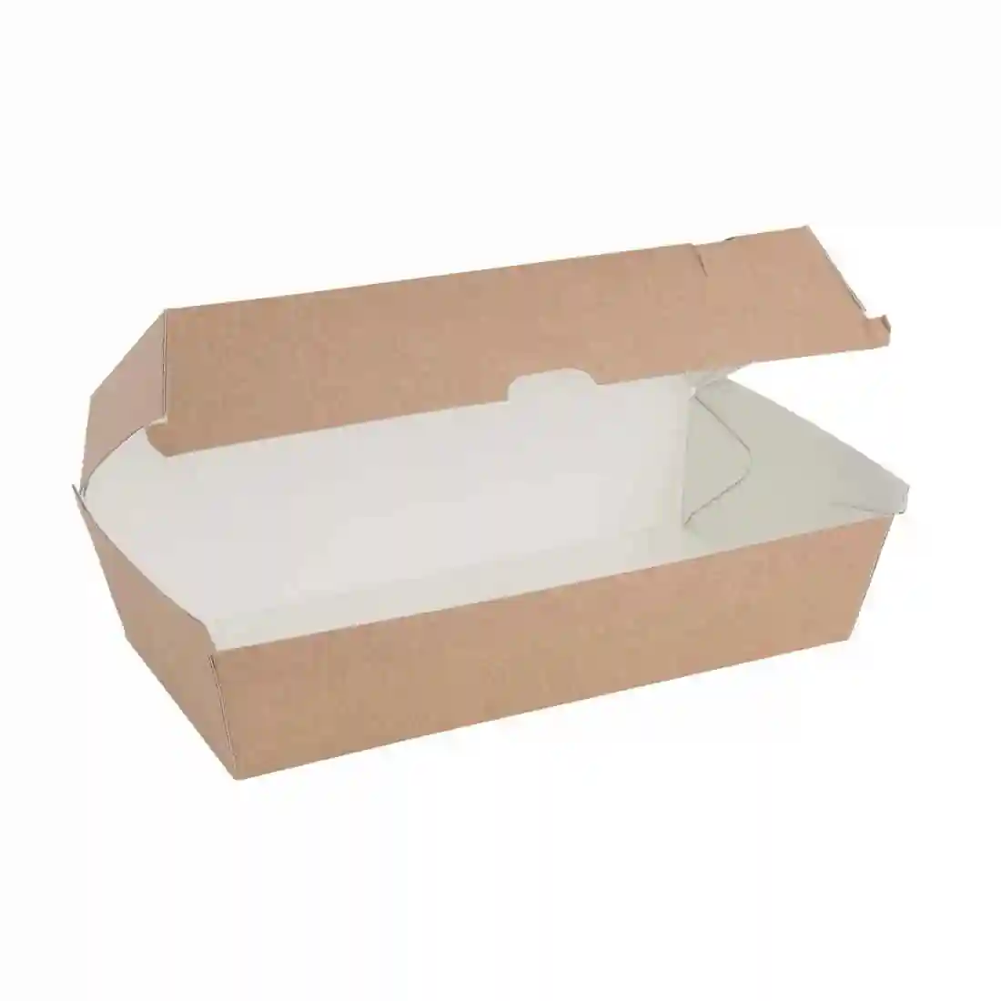 Fiesta Compostable Kraft Food Boxes Large 204mm (Pack of 100) - Image 2