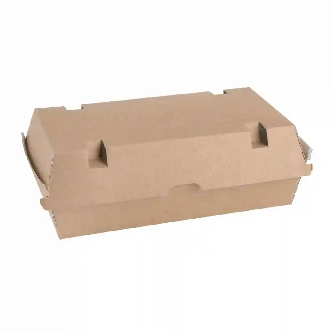 Fiesta Compostable Kraft Food Boxes Large 204mm (Pack of 100) - Image 4