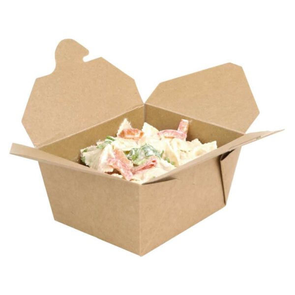Fiesta Compostable Paperboard Food Cartons 600ml / 21oz (Pack of 400) - Image 2