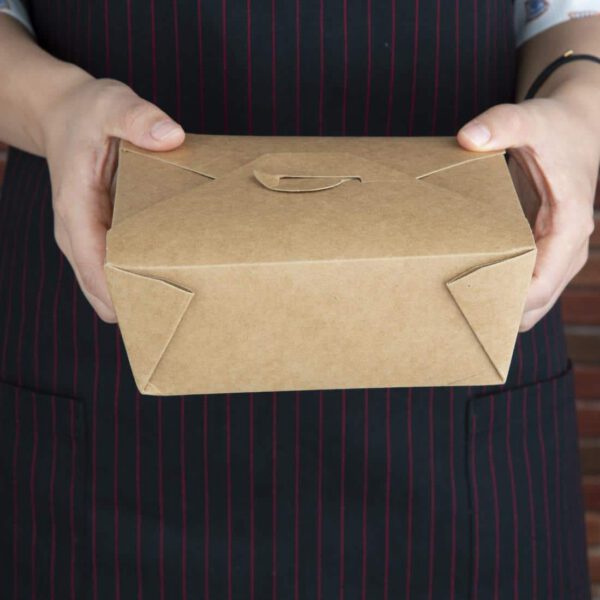 Fiesta Compostable Paperboard Food Cartons 1200ml / 42oz (Pack of 200) - Image 6