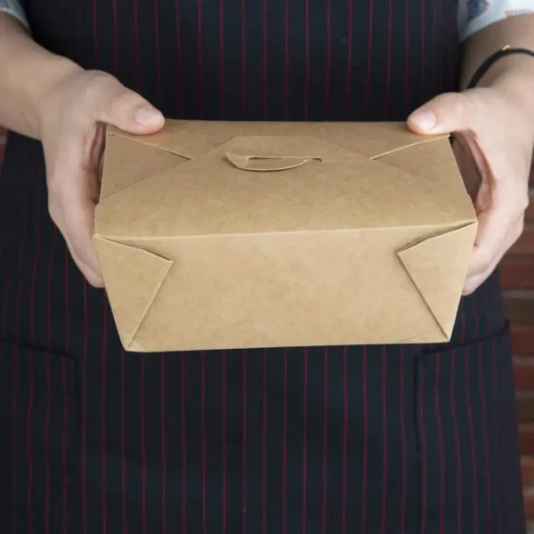 Fiesta Compostable Paperboard Food Cartons 1200ml / 42oz (Pack of 200) - Image 6