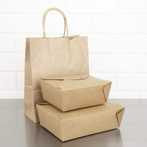 Fiesta Compostable Paperboard Food Cartons 1800ml / 63oz (Pack of 200) - Image 5