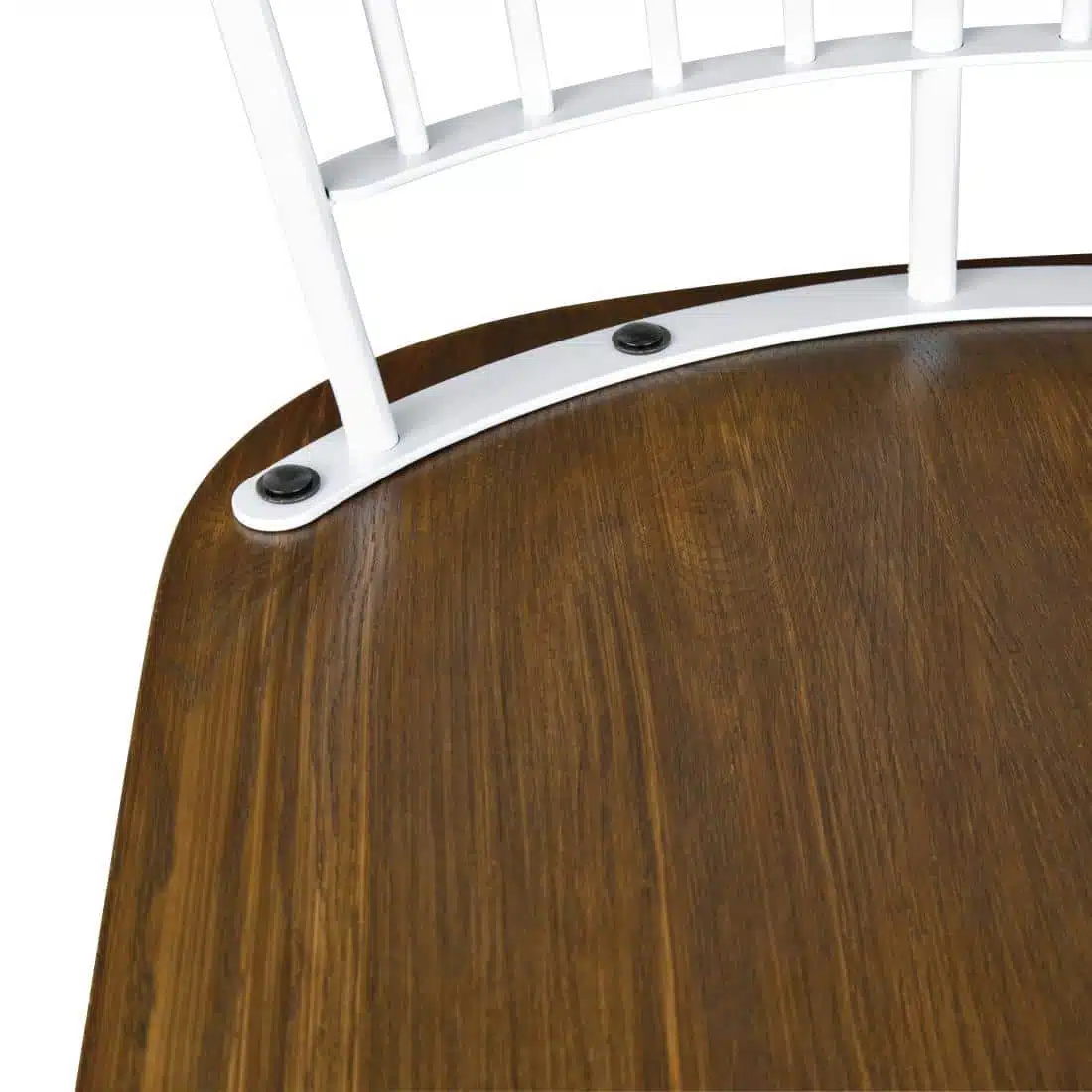 Bolero Scandi Side Chairs White (Pack of 2) - Image 4