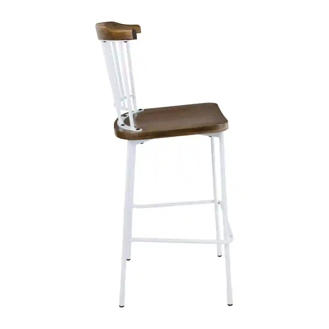 Bolero Scandi High Stools White (Pack of 2) - Image 2