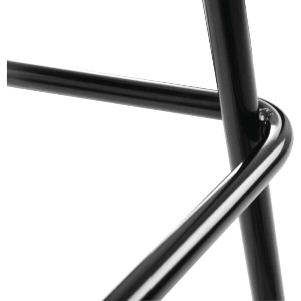 Bolero Scandi High Stools Black (Pack of 2) - Image 4