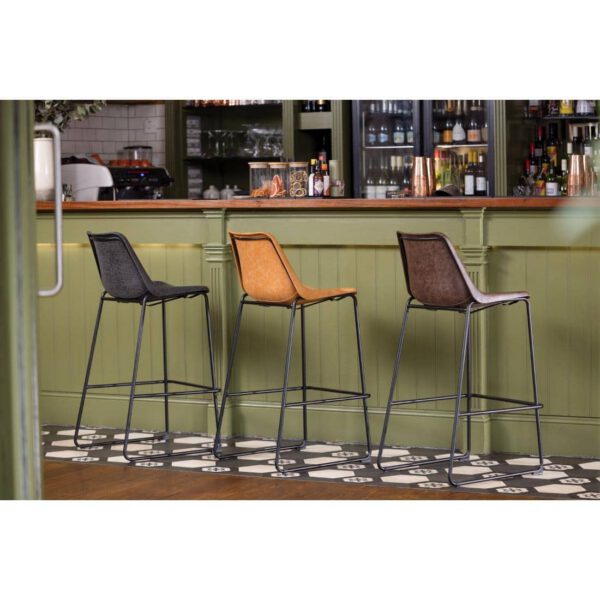 Bolero Rodeo High Stools Camel - Image 7
