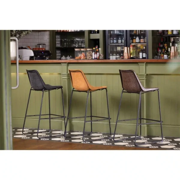 Bolero Rodeo High Stools Camel - Image 7