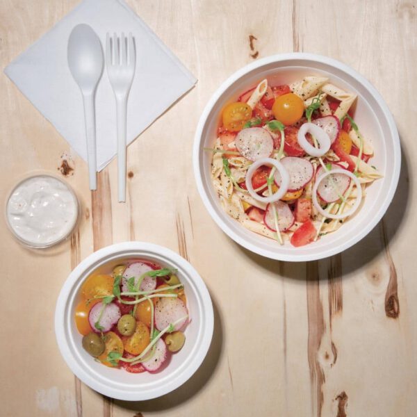 Fiesta Compostable Bagasse Bowls Round 32oz (Pack of 50) - Image 4