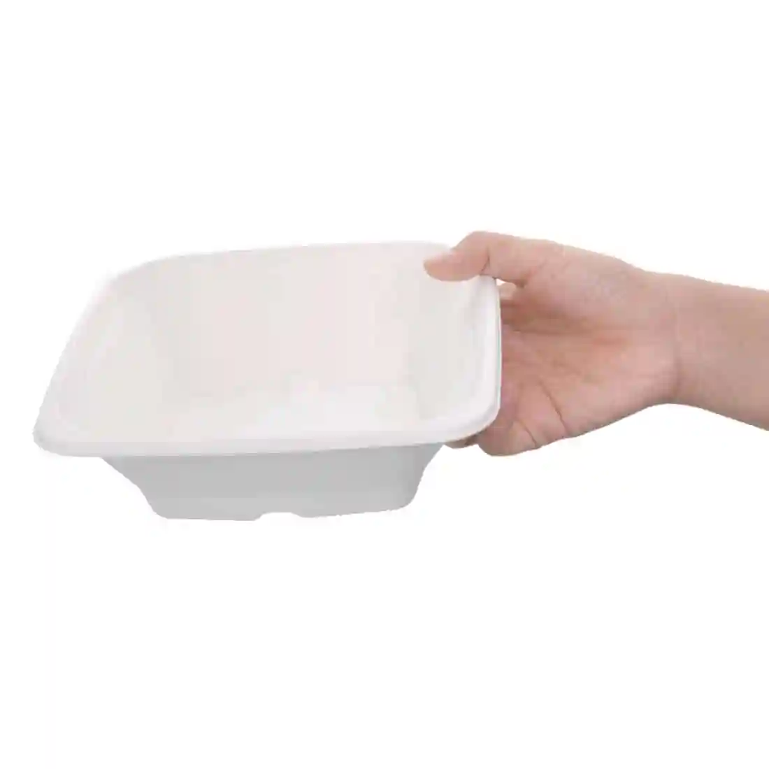 Fiesta Compostable Bagasse Square Bowls 24oz (Pack of 50) - Image 3