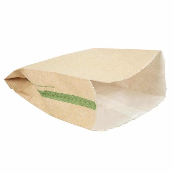 Vegware Compostable Therma Paper Hot Food Bags 292 x 127mm (Pack of 500) - Image 4