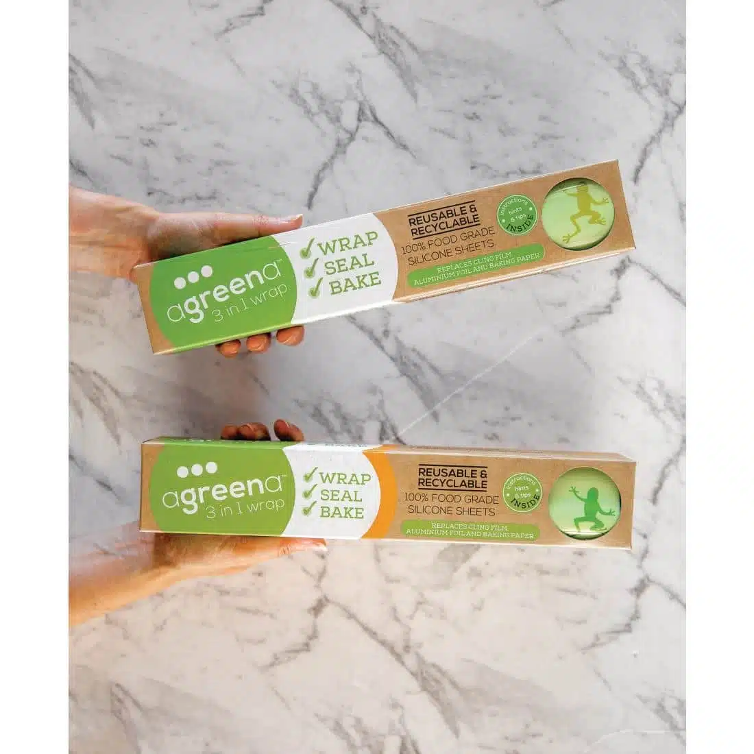 Agreena Three-In-One Reusable Food Wraps 200 x 200mm and 300 x 300mm (Pack of 4) - Image 9