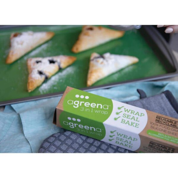 Agreena Three-In-One Reusable Food Wraps 300 x 450mm (Pack of 2) - Image 6