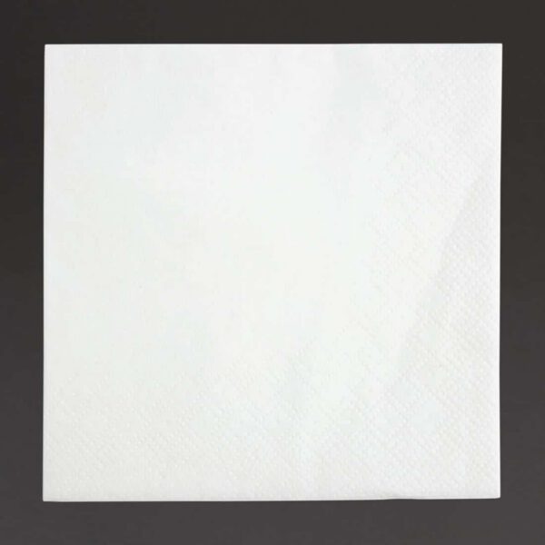Fiesta Recyclable Cocktail Napkin White 24x24cm 2ply 1/4 Fold (Pack of 4000)