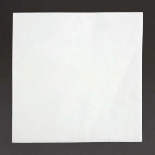 Fiesta Recyclable Cocktail Napkin White 24x24cm 2ply 1/4 Fold (Pack of 4000) - Image 1