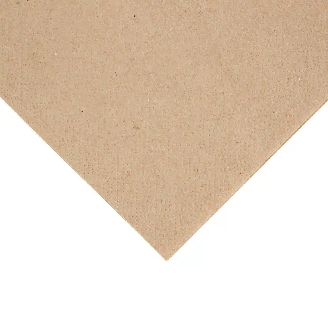 Fiesta Recyclable Recycled Cocktail Napkin Kraft 24x24cm 2ply 1/4 Fold (Pack of 4000) - Image 2