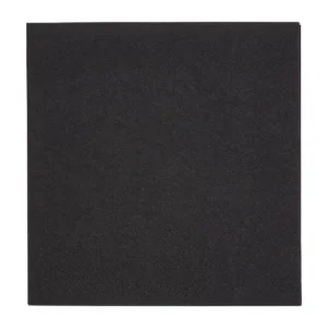 Fiesta Recyclable Cocktail Napkin Black 24x24cm 2ply 1/4 Fold (Pack of 4000)