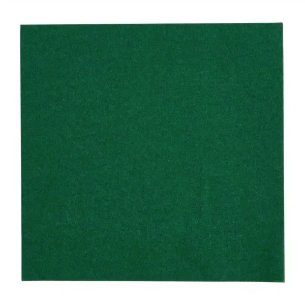 Fiesta Recyclable Lunch Napkin Green 33x33cm 2ply 1/4 Fold (Pack of 2000) - Image 1