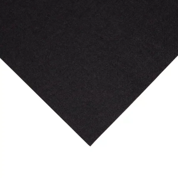 Fiesta Recyclable Lunch Napkin Black 33x33cm 2ply 1/4 Fold (Pack of 2000) - Image 2