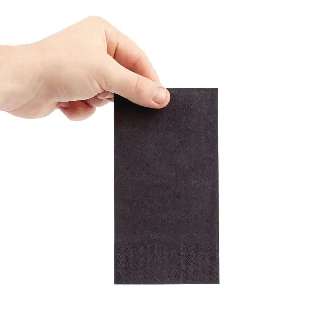 Fiesta Recyclable Lunch Napkin Black 33x33cm 2ply 1/8 Fold (Pack of 2000) - Image 3