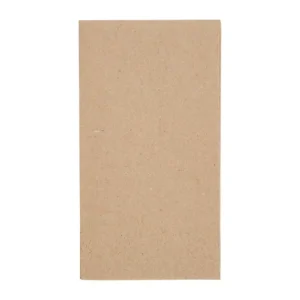 Fiesta Recyclable Recycled Lunch Napkin Kraft 33x33cm 2ply 1/8 Fold (Pack of 2000)