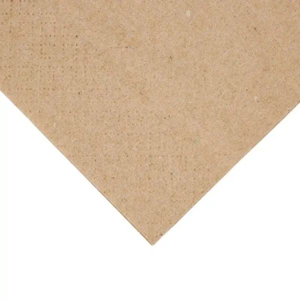 Fiesta Recyclable Recycled Lunch Napkin Kraft 33x33cm 2ply 1/8 Fold (Pack of 2000) - Image 2