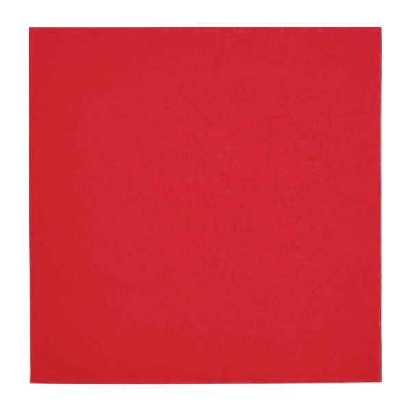 Fiesta Recyclable Dinner Napkin Red 40x40cm 2ply 1/4 Fold (Pack of 2000)