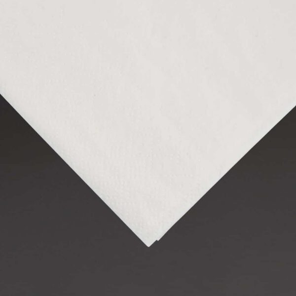 Fiesta Recyclable Dinner Napkin White 40x40cm 2ply 1/8 Fold (Pack of 2000) - Image 3