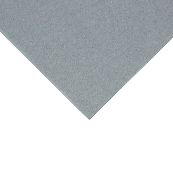 Fiesta Recyclable Dinner Napkin Grey 40x40cm 2ply 1/8 Fold (Pack of 2000) - Image 2