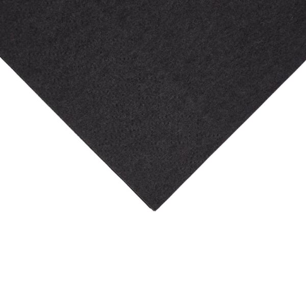 Fiesta Recyclable Dinner Napkin Black 40x40cm 2ply 1/8 Fold (Pack of 2000) - Image 2