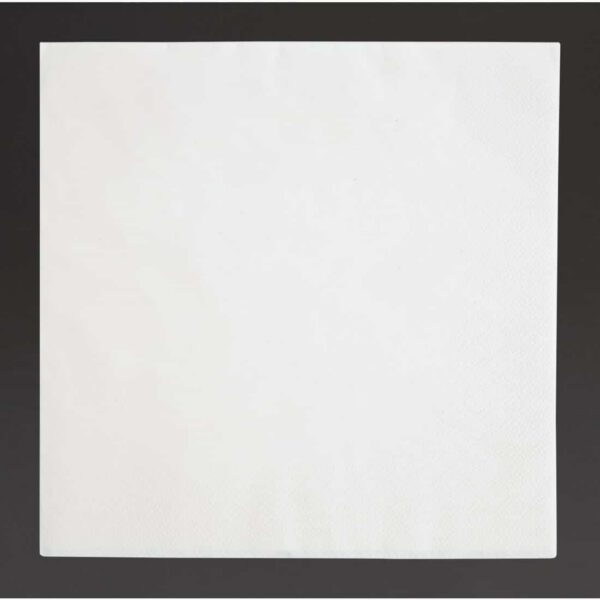 Fiesta Recyclable Dinner Napkin White 40x40cm 3ply 1/4 Fold (Pack of 1000)