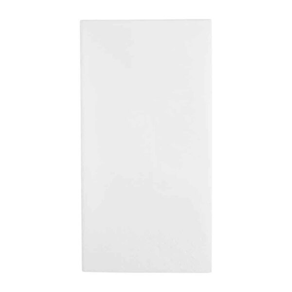 Fiesta Recyclable Dinner Napkin White 40x40cm 3ply 1/8 Fold (Pack of 1000) - Image 2