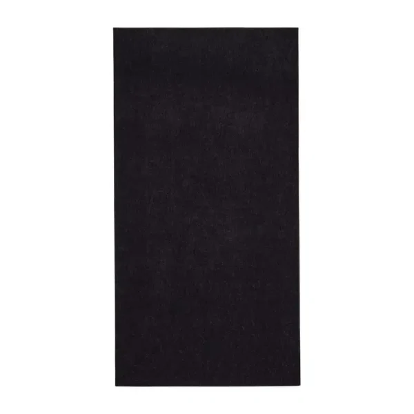 Fiesta Recyclable Dinner Napkin Black 40x40cm 3ply 1/8 Fold (Pack of 1000) - Image 1