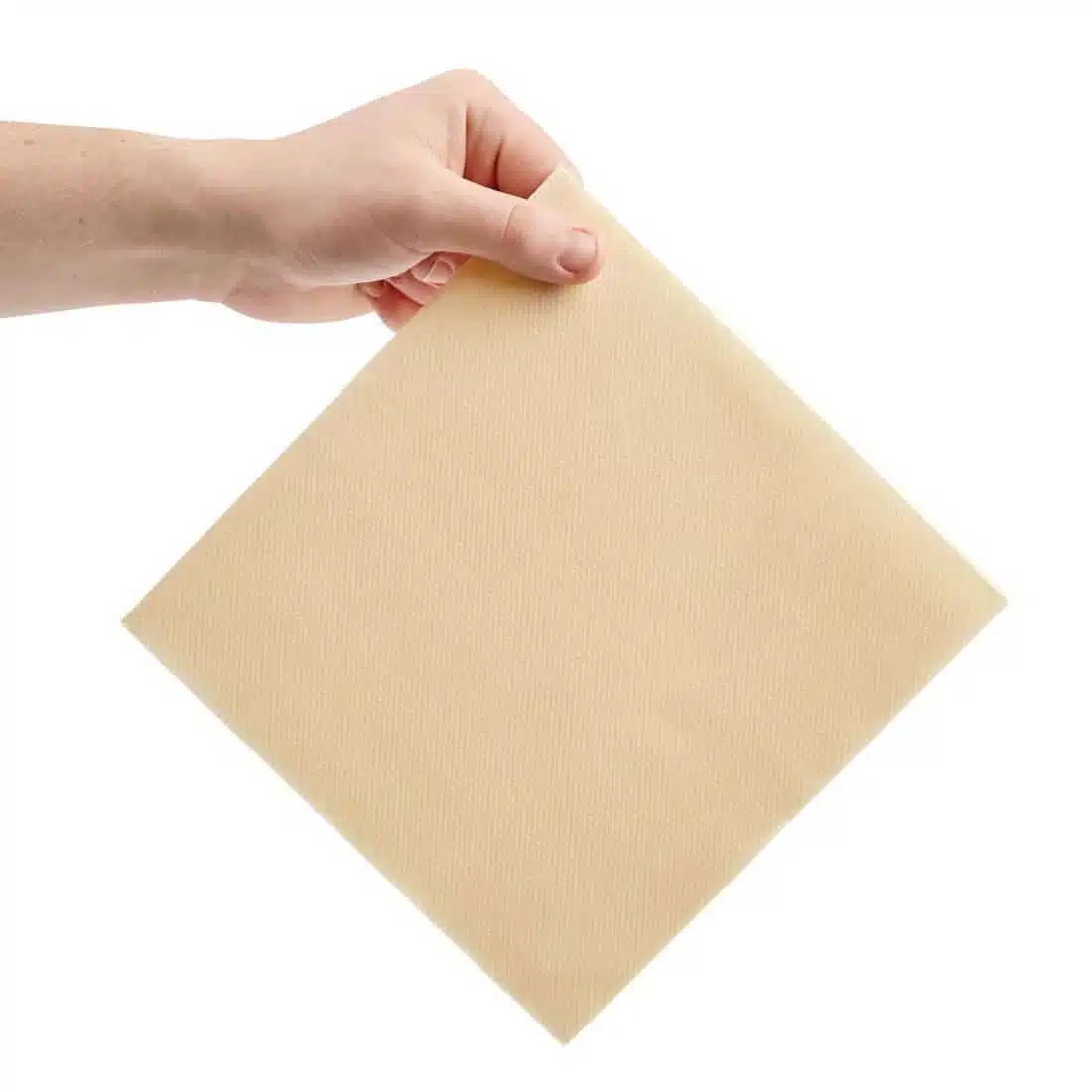 Fiesta Recyclable Premium Tablin Dinner Napkin Cream 40x40cm Airlaid 1/4 Fold (Pack of 500) - Image 3