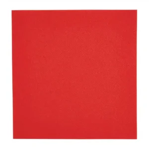 Fiesta Recyclable Premium Tablin Dinner Napkin Red 40x40cm Airlaid 1/4 Fold (Pack of 500)