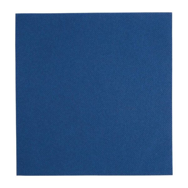 Fiesta Recyclable Premium Tablin Dinner Napkin Dark Blue 40x40cm Airlaid 1/4 Fold (Pk 500)
