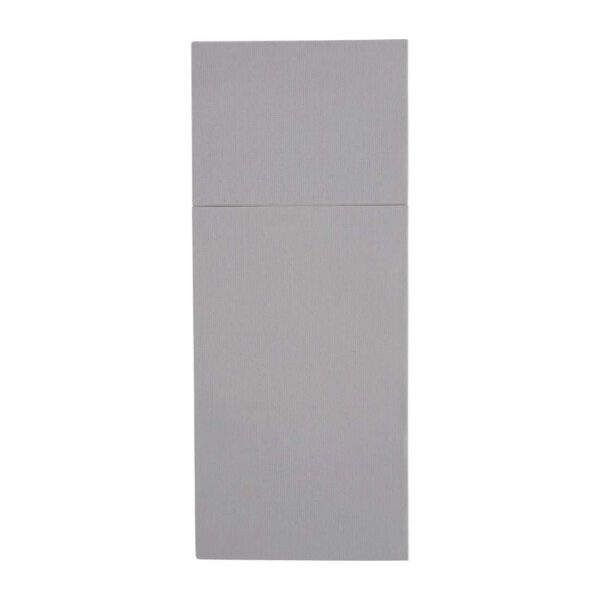 Fiesta Recyclable Premium Tablin Dinner Napkin Grey 48x40cm Airlaid Pocket Fold (Pk 400)