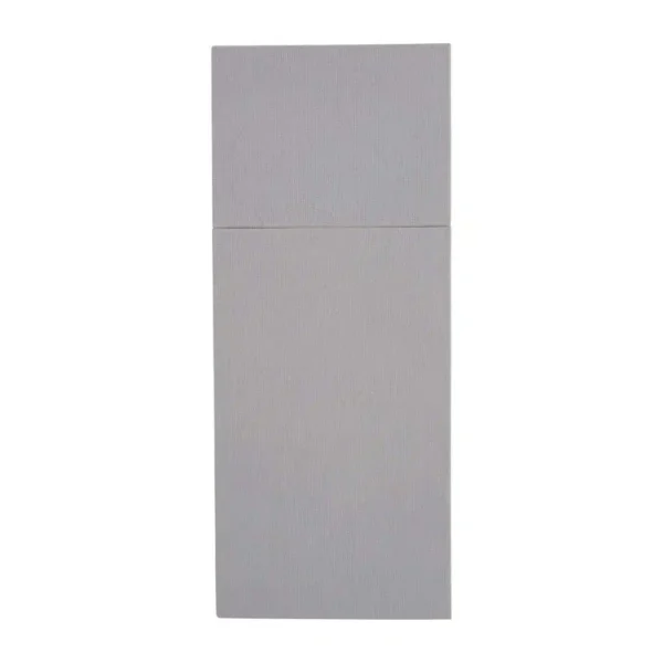 Fiesta Recyclable Premium Tablin Dinner Napkin Grey 48x40cm Airlaid Pocket Fold (Pk 400) - Image 1
