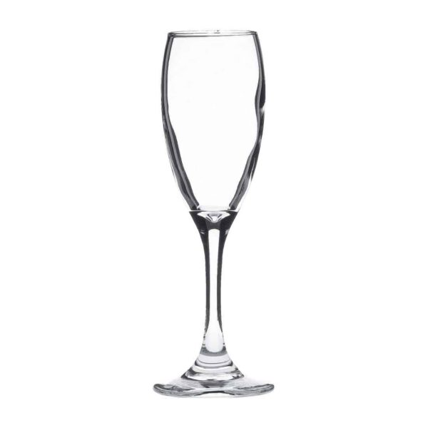 Libbey Teardrop Champagne Flutes 170ml/6oz LCE at 125ml (Pack of 12)