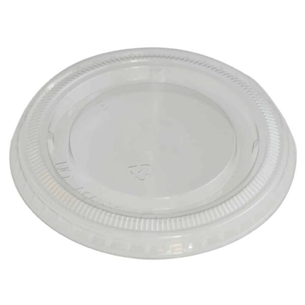 eGreen RPET Flat Lid without Straw Hole 93mm (1000 pack)