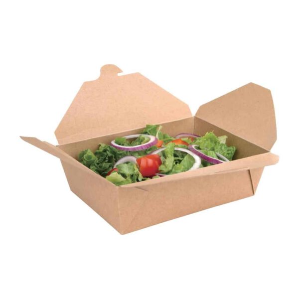 Fiesta Cardboard Takeaway Food Containers 197mm (Pack of 200) - Image 2